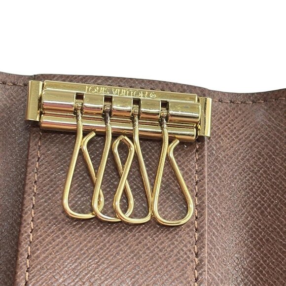 LOUIS VUITTON Multicles 4 Maroon Monogram RFID : confirmed Key Case 321-081825 - Picture 4 of 5